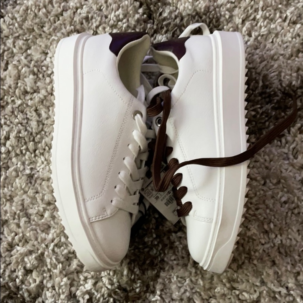Zara white sneakers